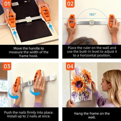 Precision Picture Hanging Level Ruler - image 5