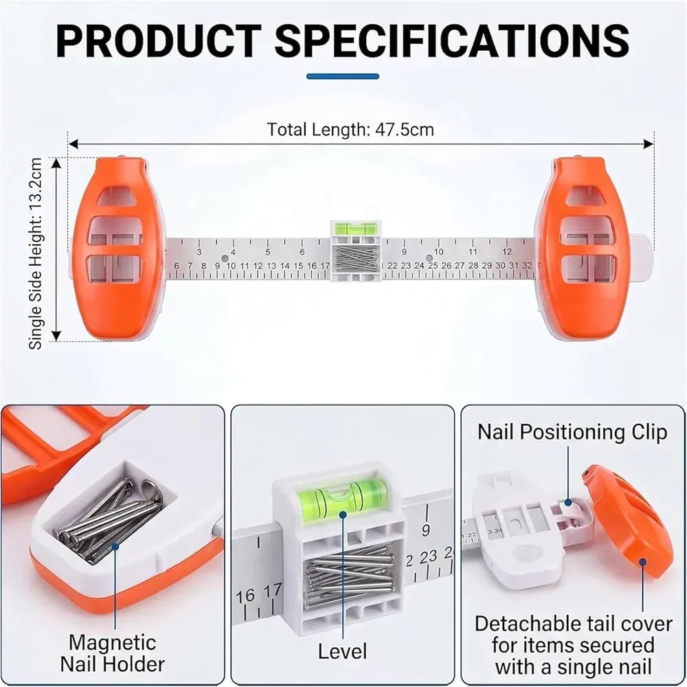 Precision Picture Hanging Level Ruler - image 6