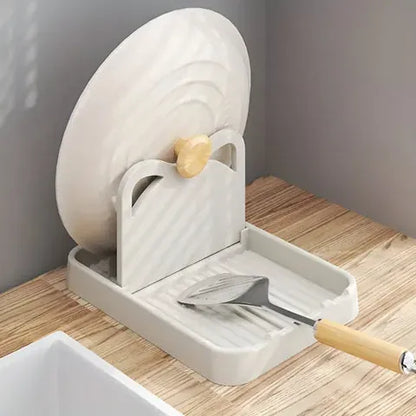 Foldable Pot Lid & Utensil Drip Holder - image 6