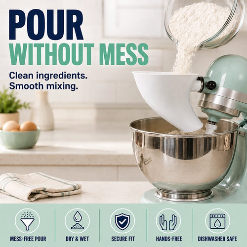 Stand Mixer Flour Funnel Attachment