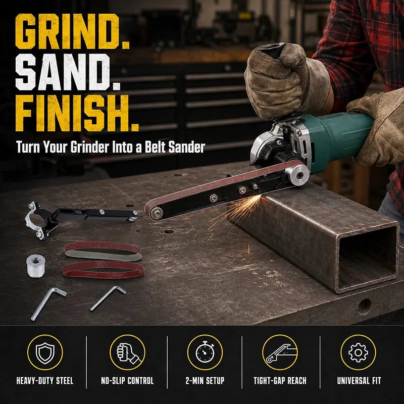 Angle Grinder Belt Sander Attachment Kit