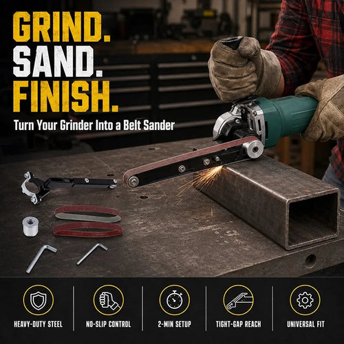 Angle Grinder Belt Sander Attachment Kit