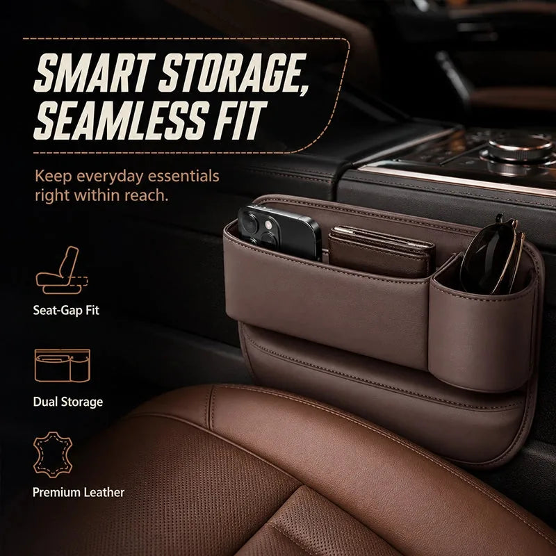 2-Piece Car Seat Gap Organizer Set