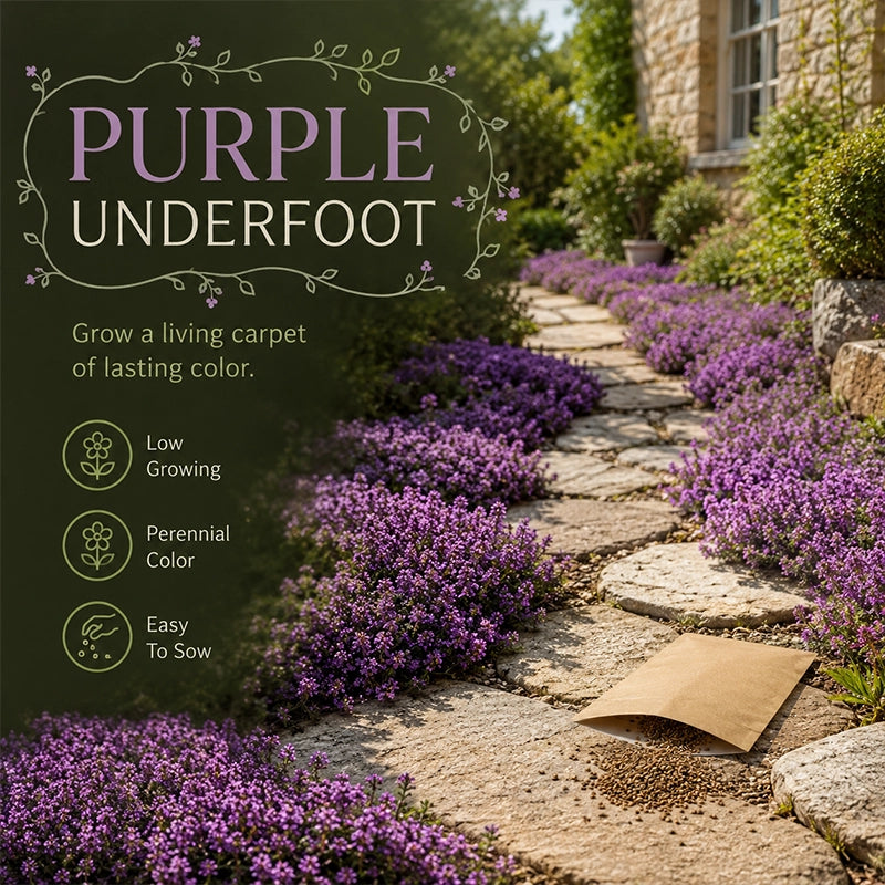 Creeping Thyme Seeds – 1,000-Seed Ground Cover Pack