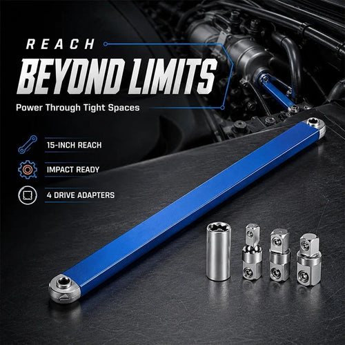 Offset Ratchet Extension Wrench Set