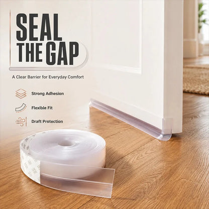 35 mm Self-Adhesive Silicone Door Seal Strip – 20 m Set