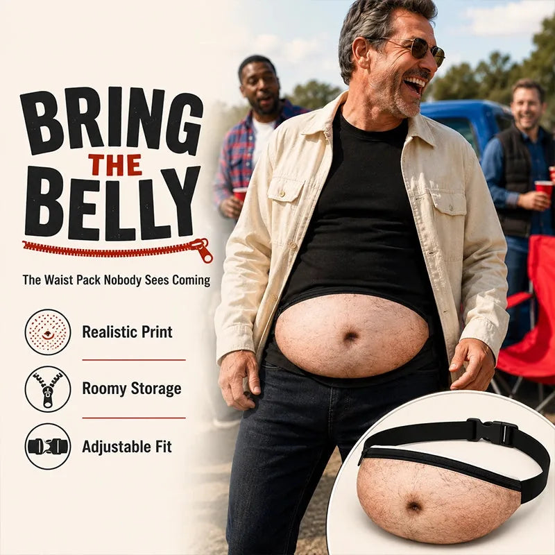 Funny Dad-Bod Belly Waist Pack – 4 Styles