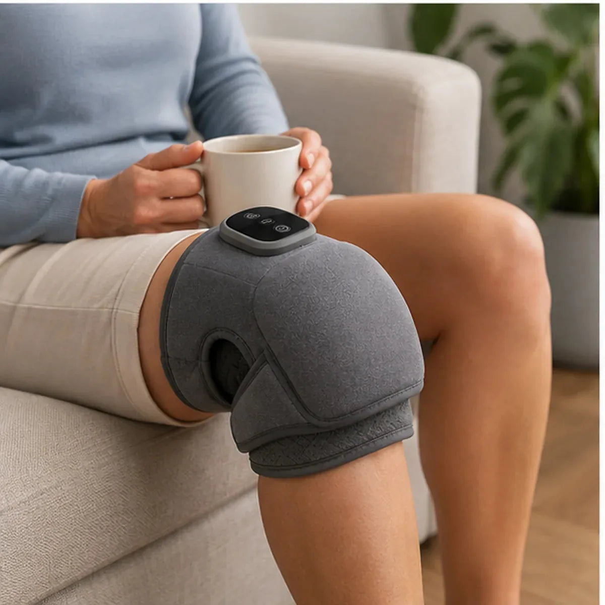 Heated Knee Massager with Vibration – 1 or 2 Pack – product detail image 4