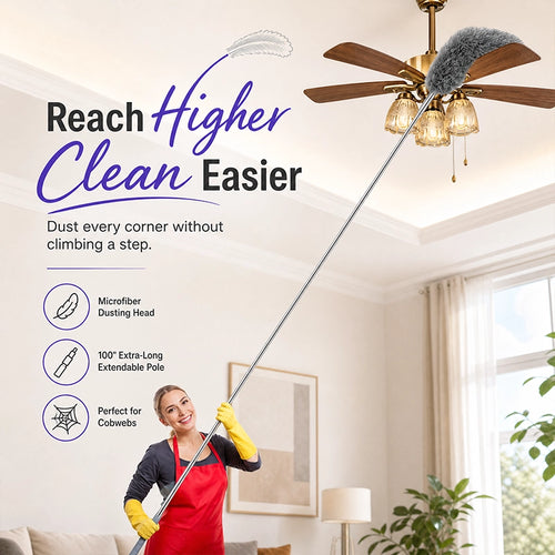 2.5 m Extendable Microfiber Duster