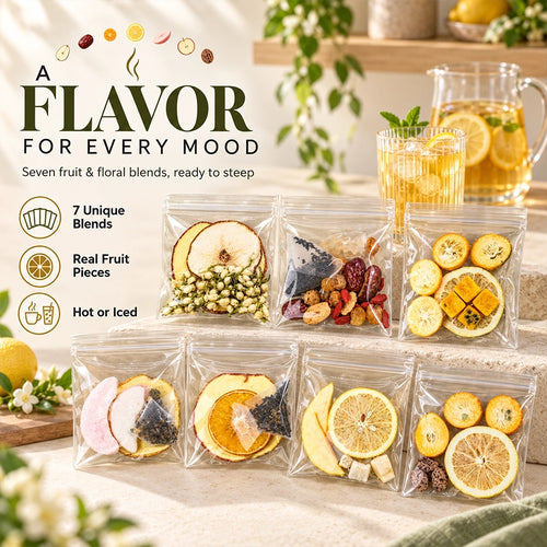 Fruit and Herbal Tea Sachets – 10 Pack