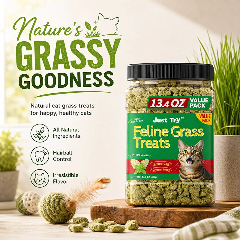 Mint Cat Grass Treats – 13.4 oz