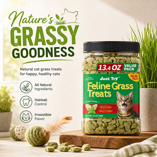 Mint Cat Grass Treats – 13.4 oz