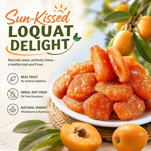 Bamboo Salt Dried Loquat Snack – 3 × 100 g