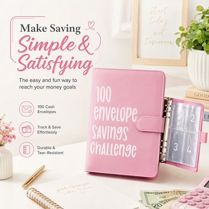 100-Envelope Savings Challenge Binder