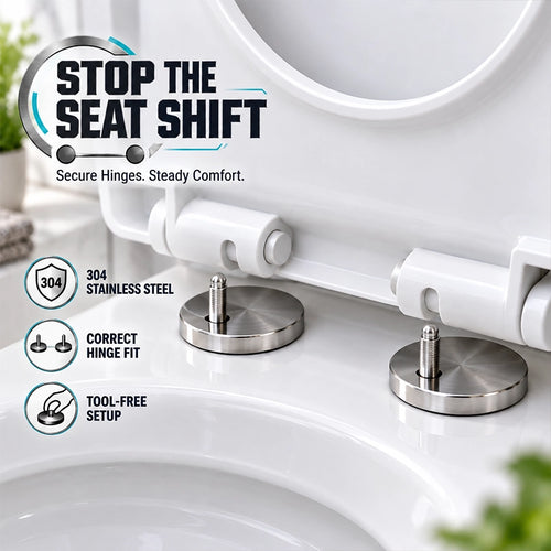 Universal Toilet Seat Fasteners – 4 Pack