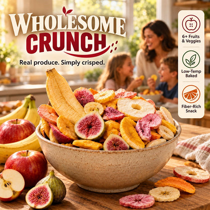Mixed Freeze-Dried Fruit Crisps – 500 g