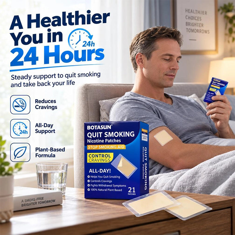 Quit-Smoking Nicotine Patches – 21 Count