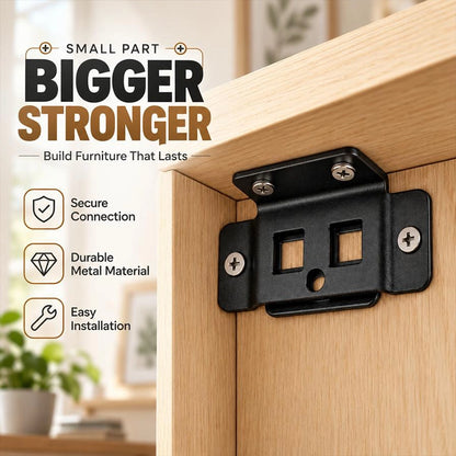Interlocking Furniture Connector Brackets – 20 Pack for Modular Seating