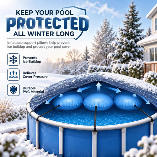 Inflatable Pool Cover Air Pillow with Two 3 m Tie Ropes