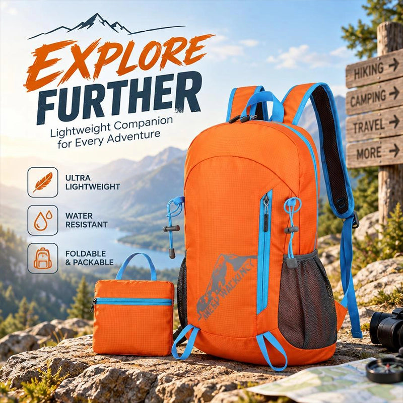 20L Foldable Lightweight Hiking Backpack for Travel and Day Trips