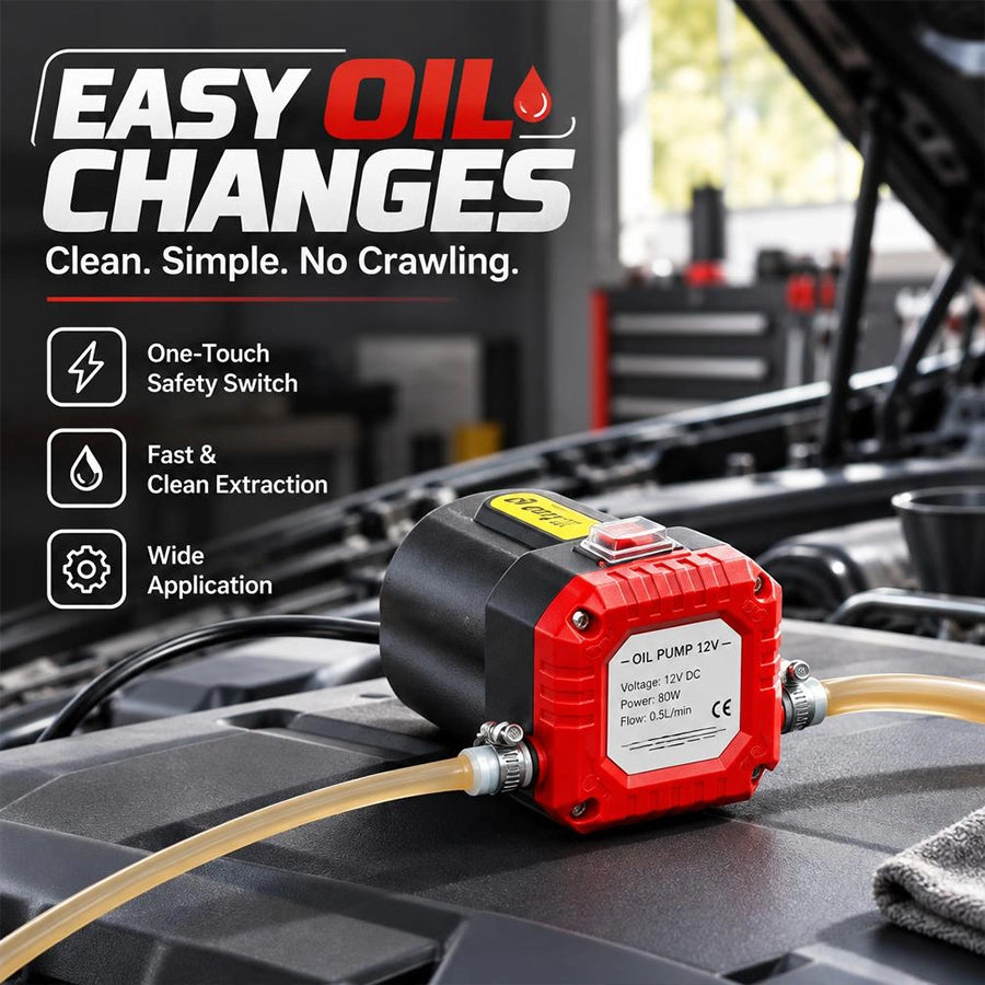 12V/24V Electric Oil Extractor Pump for Vehicle Fluid Changes