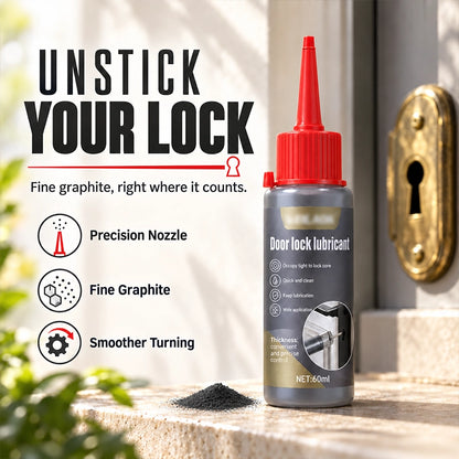 Graphite Lock Lubricant Powder with Precision Nozzle, 60 ml