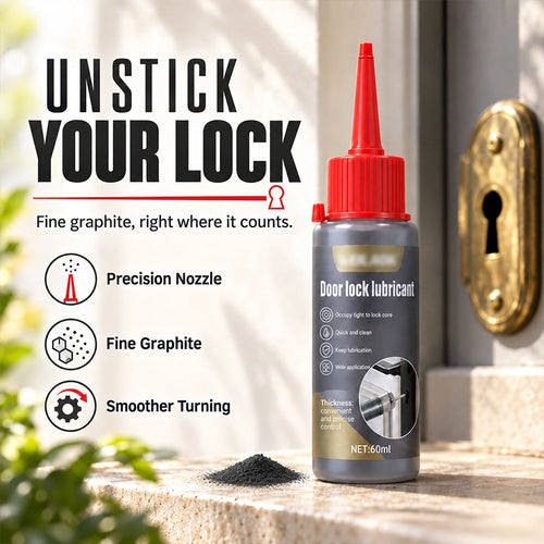 Graphite Lock Lubricant Powder with Precision Nozzle, 60 ml