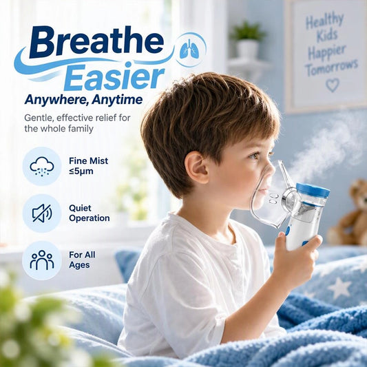 Portable Rechargeable Nebulizer with Mask, Model 302