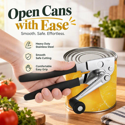 Manual Hand-Crank Can Opener with Box