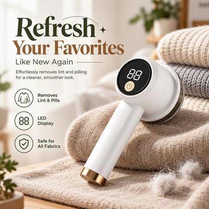 Three-Speed Fabric Shaver with Two Spare Heads