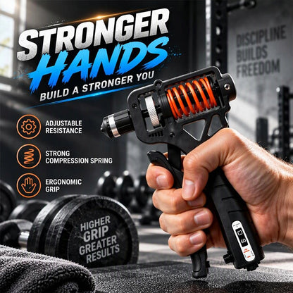 Adjustable Hand Grip Exerciser with Mechanical Counter