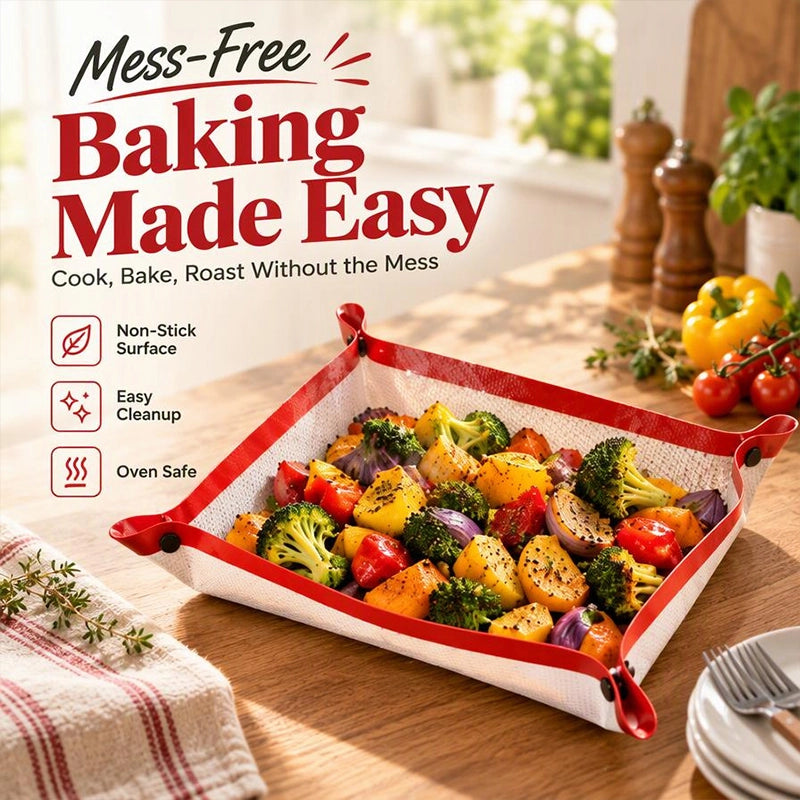 Snap-Lock Silicone Oven Liner Mat
