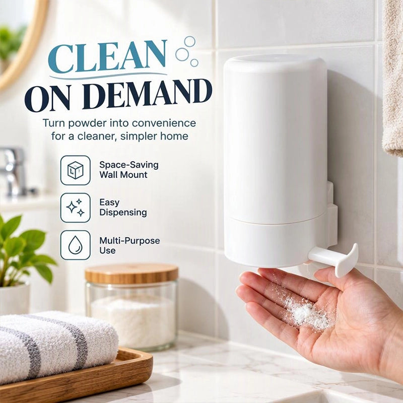 Wall-Mounted Bar Soap Grinder Dispenser