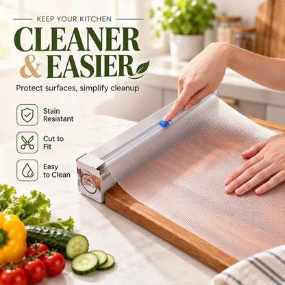 Cut-to-Length Disposable Prep Mat Set with Two Refill Rolls