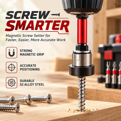 Magnetic PH2 Drywall Screwdriver Bits with Depth Stops, 5-Piece Set