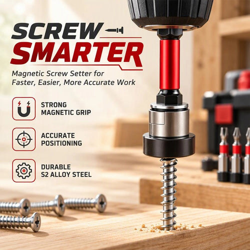 Magnetic PH2 Drywall Screwdriver Bits with Depth Stops, 5-Piece Set