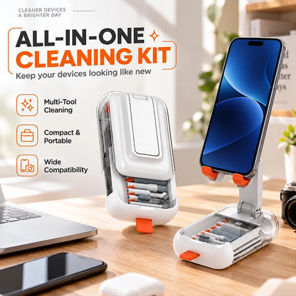 Electronics Cleaning Kit with Fold-Out Phone Stand