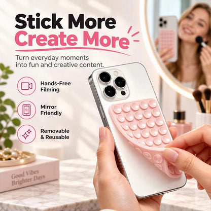 Double-Sided Suction Phone Mount Pads, 2-Pack
