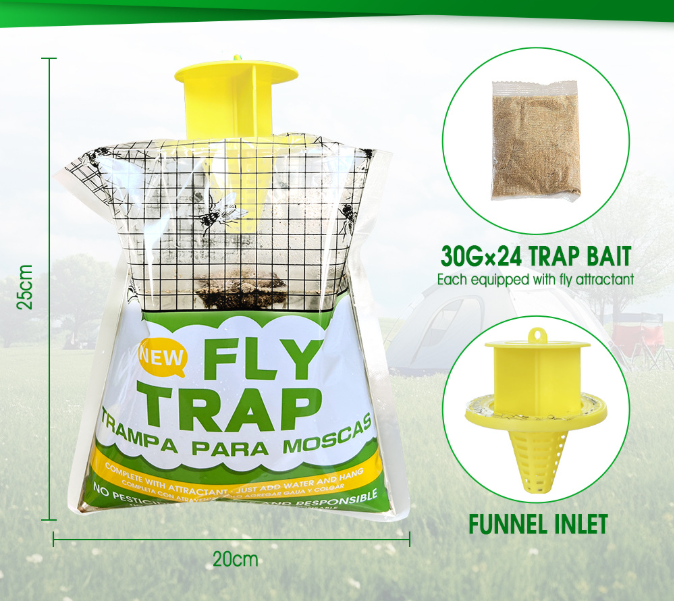 Outdoor Disposable Fly Trap