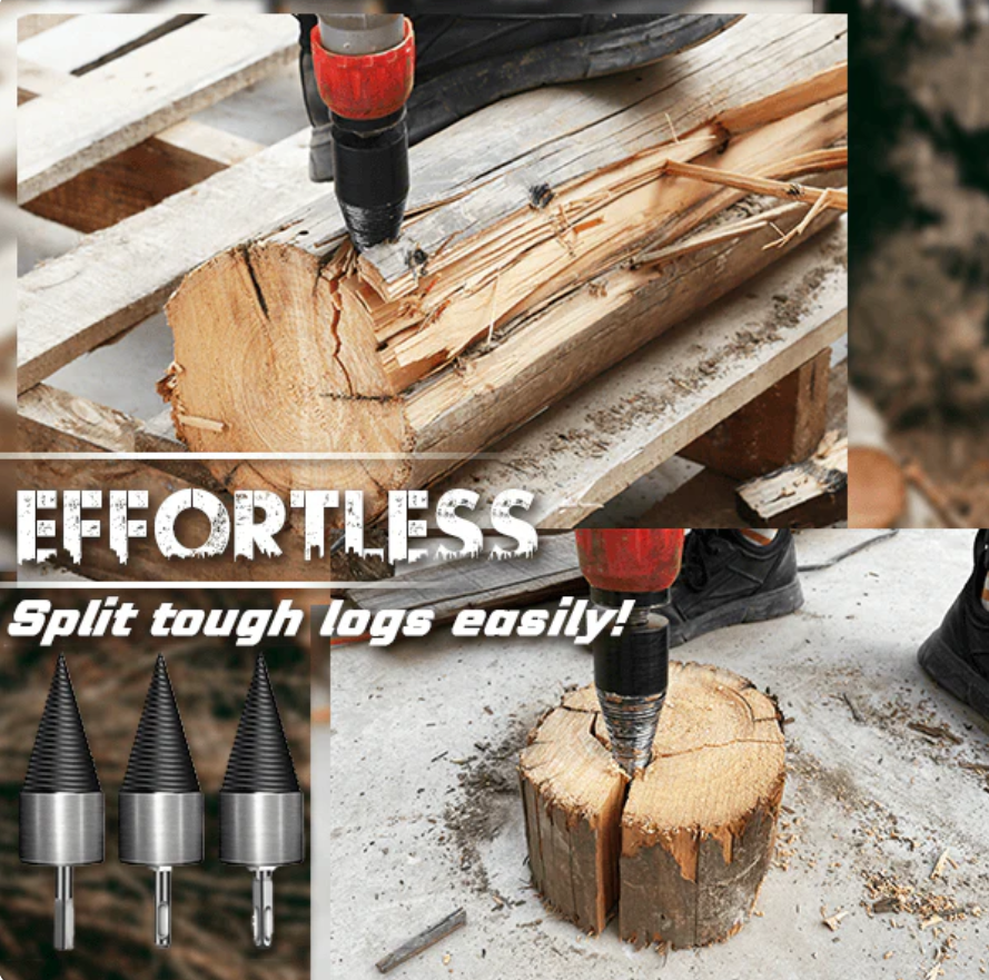Log Splitting Auger Bit