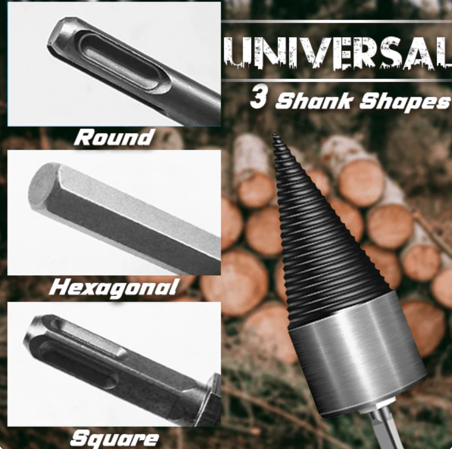 Log Splitting Auger Bit