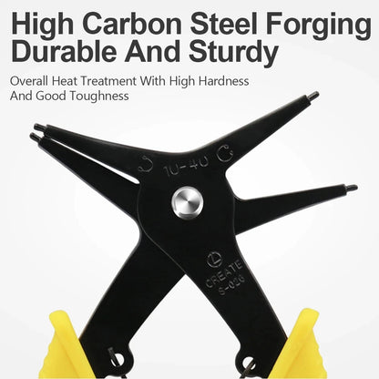 2-in-1 Internal and External Snap Ring Pliers