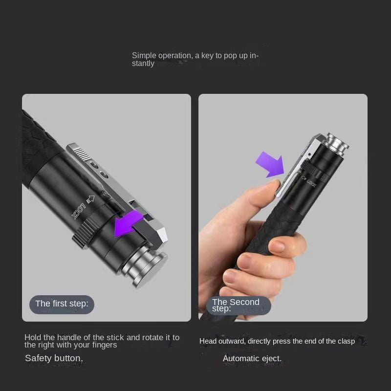 Automatic Telescopic Self-Defense Stick