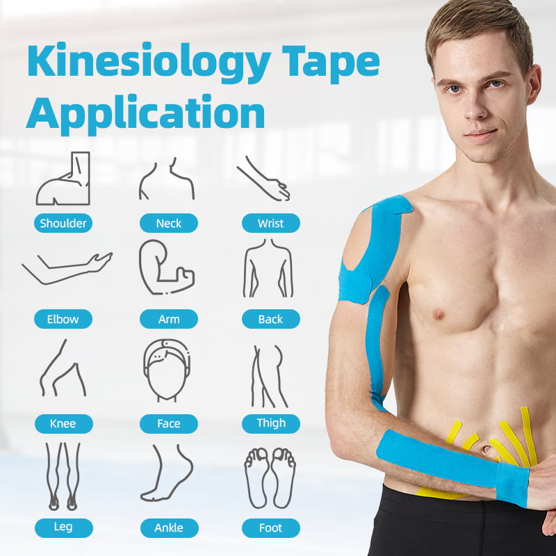 Cotton Kinesiology Tape-2 Rolls