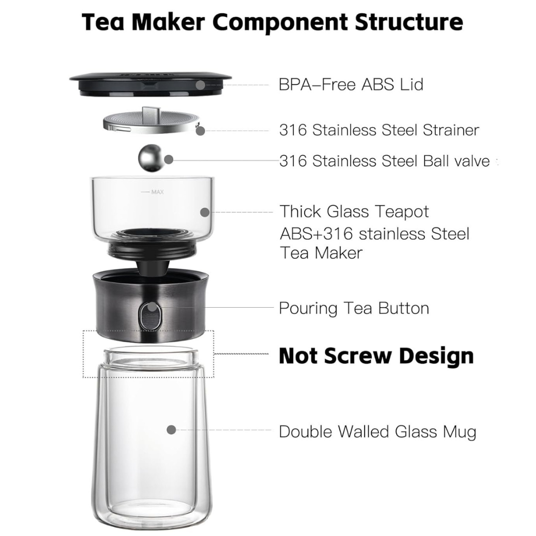 Kronhaus Glass Tea Infuser