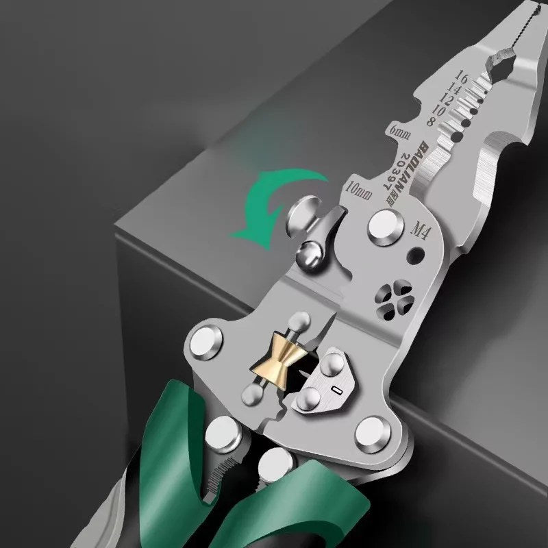 Multi-Functional Foldable Industrial Wire Stripper