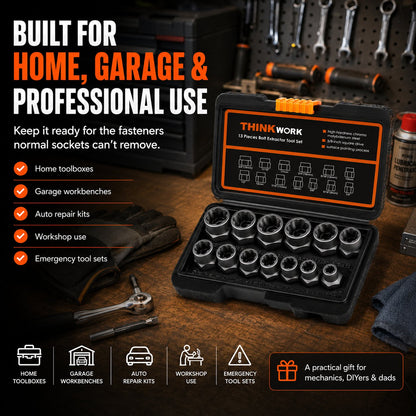 🧰13+1 PCS Bolt & Nut Extractor Set🔩