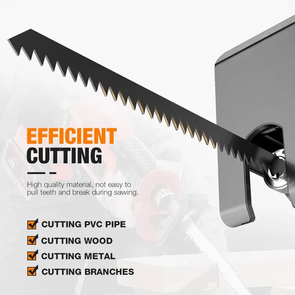 Electric Drill to Reciprocating Saw Adapter Kit