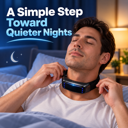 Wearable Neck Pulse Device for Bedtime Snoring Support – image 7