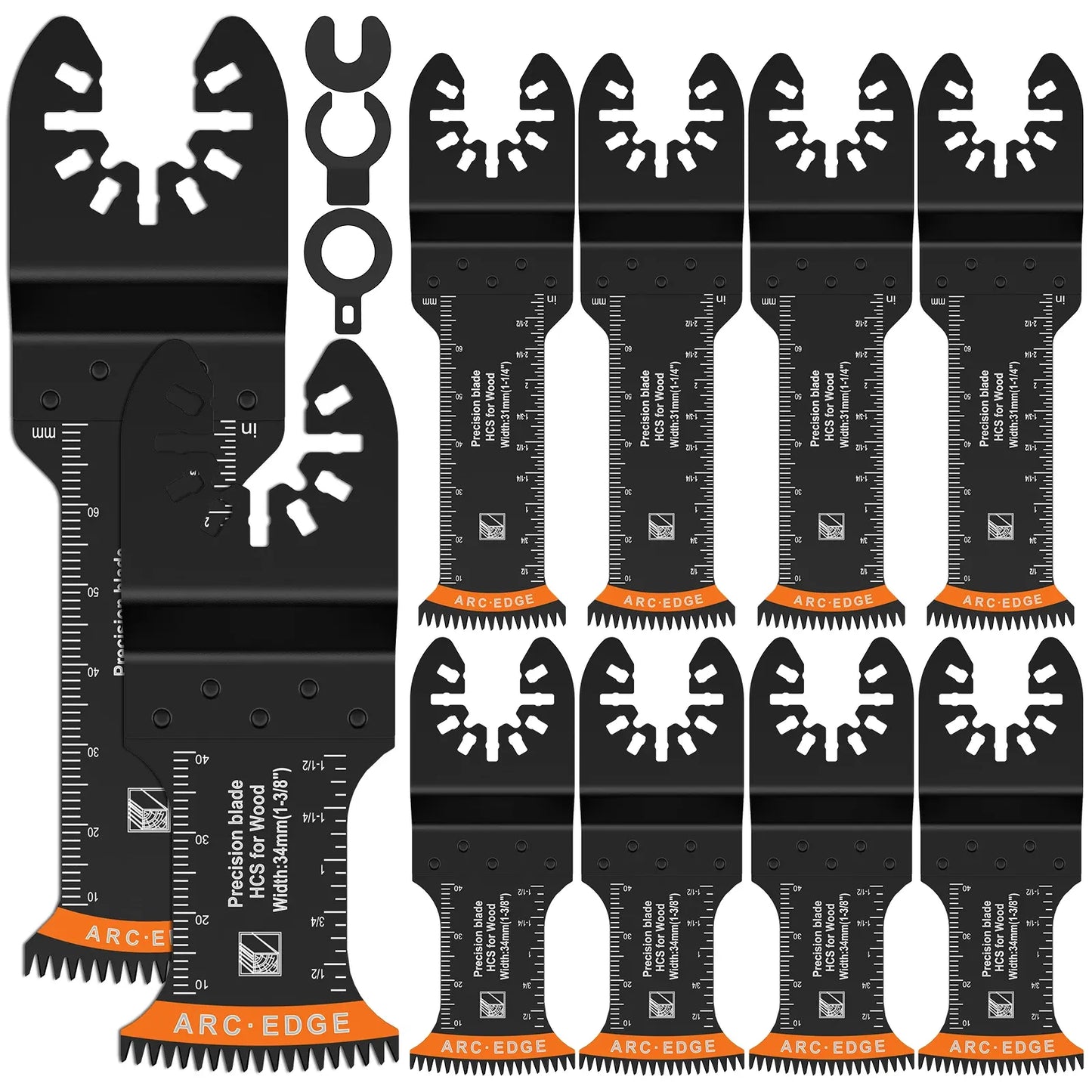 10-Piece Oscillating Saw Blade Set
